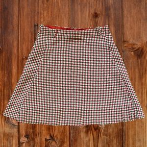 Vintage Girls Houndstooth Skirt